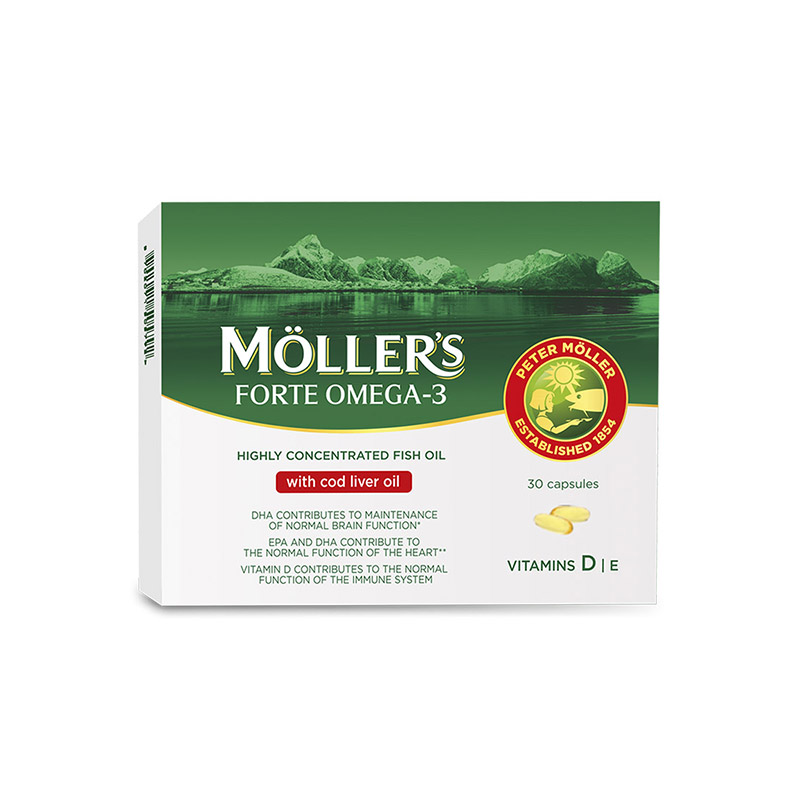 mollers-forte-omega-3 Möller's FORTE Omega-3 (30 kapsula) - Slika 1