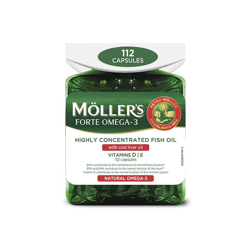 mollers-forte Möller's FORTE Omega-3 (112 kapsula) - Slika 1