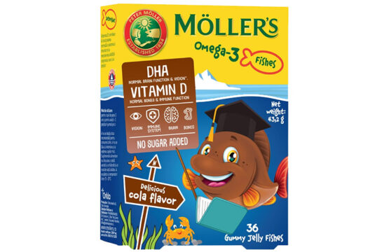 Möller's Omega-3 gumene ribice (ukus koka-kola)