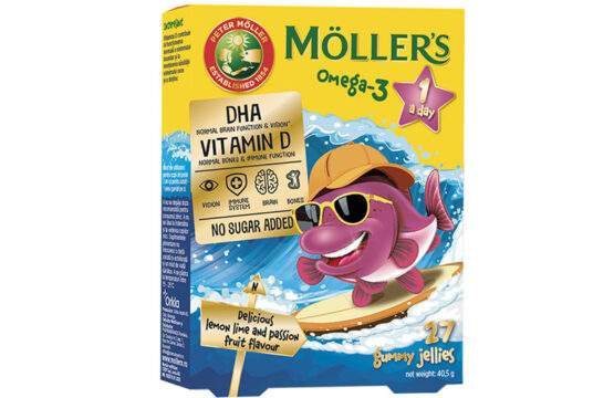 Möller's Omega-3 gumene ribice (ukus marakuja)