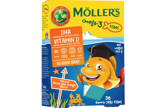 Möller's Omega-3 gumene ribice (ukus narandže)