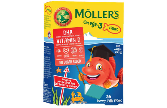 Möller's Omega-3 gumene ribice (ukus jagode)